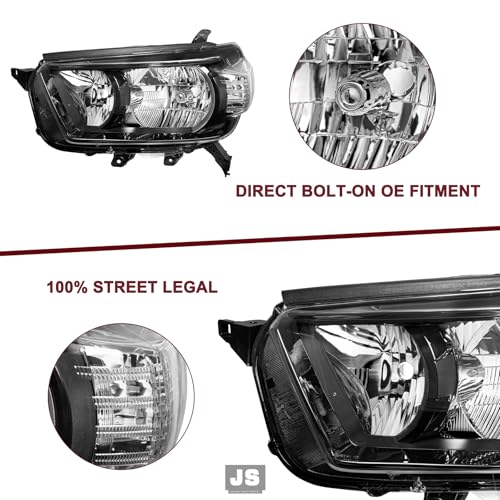 Image of JSBOYAT Headlight Assembly Fits for 2010 2011 2012 2013 Toyota 4Runner