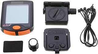 Bike Speedometer, YT-813 Bike Computer Wireless Wired Cyclocomputer Electric Bicycle Motorcycle Speedometer Digital LCD Waterproof Odometer M1 Cycling ANT+ Cadence Sensor Heart Rate Monitor