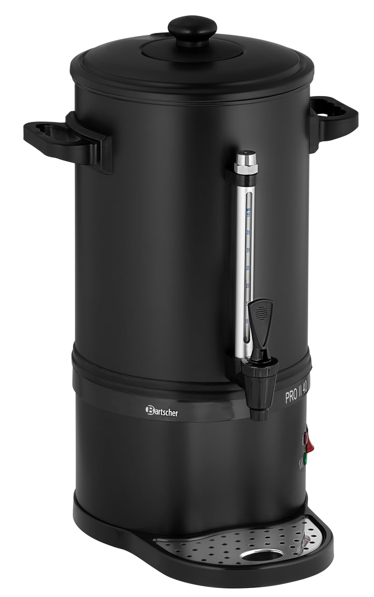 Bartscher PRO II 40 S, percolateur professionnel, 6 litres, acier inoxydable