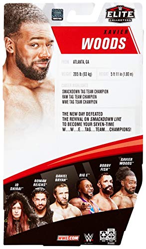 WWE GKY27 - Elite Collection Action Figur (15 cm) Xavier Woods, Actionfigur ab 8 Jahren – Bild 7