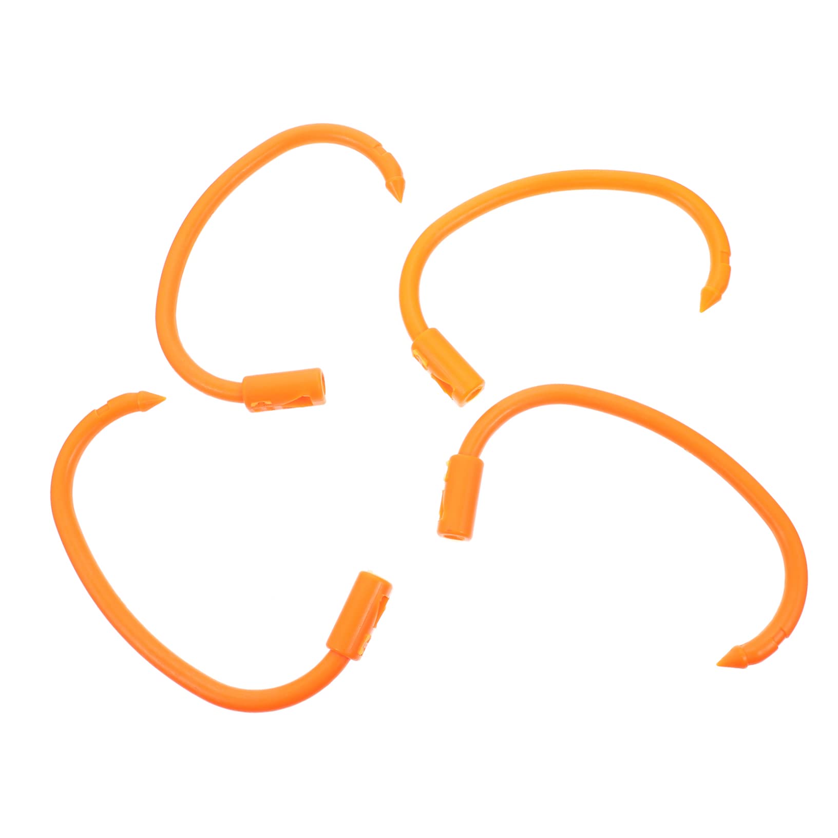 VICASKY Essential Farming Tool 4pcs Bull Nose Ring Set Traction Nose Ring Pliers for Cattle