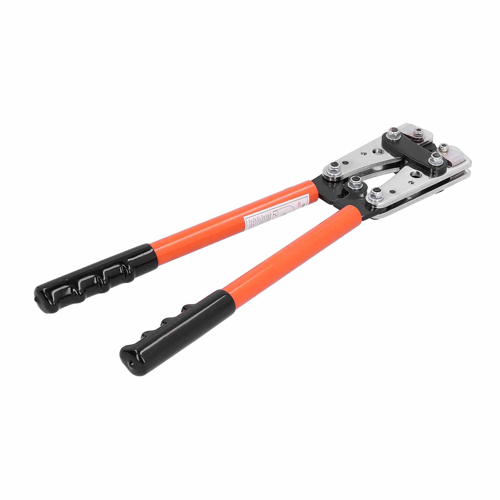 Pinza a Crimpare con Ganasce a Ruota, Pinza a Crimpare da 15 Pollici, Crimpatrice per Cavi a Cricchetto, Connettori Elettrici Isolati, Strumento per Crimpare Cavi per, Pinze per