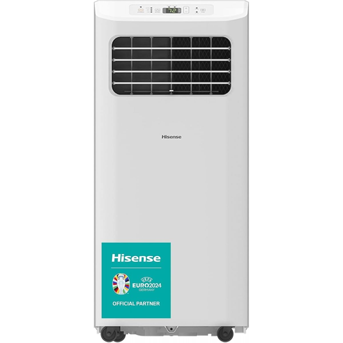 Hisense, APC07KV, aire acondicionado portátil 7000BTU, 2,6 kW, 18 ㎡, deshumidificación, 63 dB,pantalla LED, temporizador 24 h, mando a distancia [clase energética A]