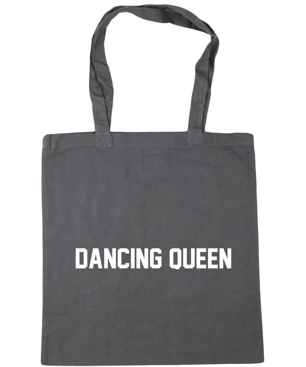 Hippowarehouse Dancing Queen Tote Shopping Gym Beach Bag 42cm x38cm, 10 litres — image 1