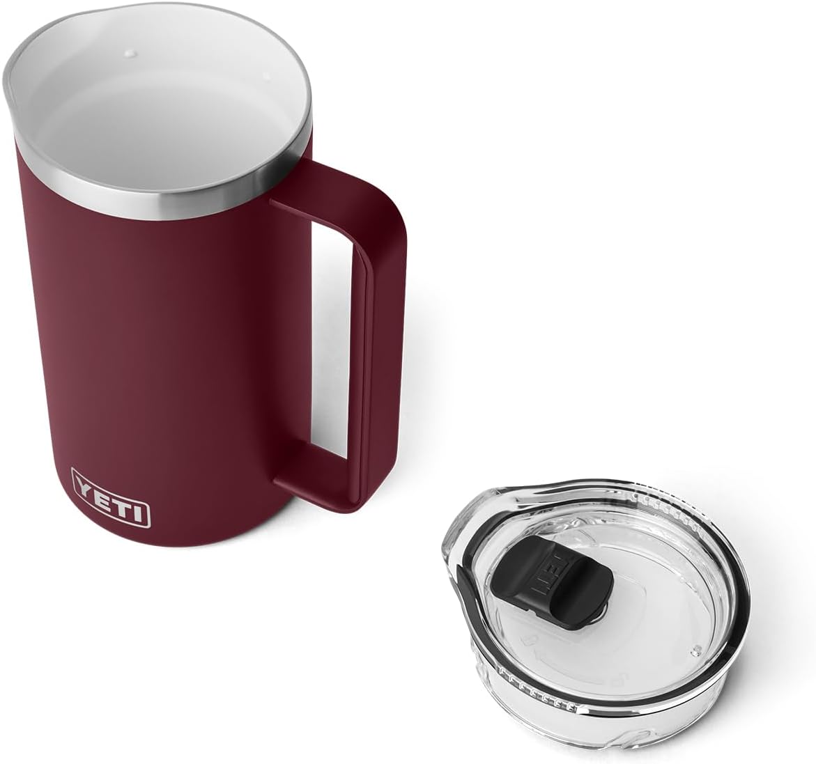 YETI Rambler 34 oz Pitcher, Vacuum Insulated, Stainless Steel with MagSlider Lid, Wild Vine Red - Image 5