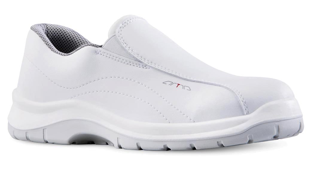 Artra Arica 6207 rutschfeste Slipper, weiße Arbeitsschuhe OHNE Stahlkappe, Lebensmittel, Küche, Klinik, Handwerk, SRC