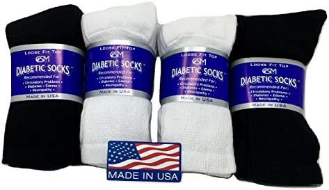Creswell Diabetic Socks 12 Pack (1dozen Pairs)