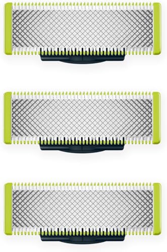 Philips OneBlade Original Replacement Blades, For OneBlade Electric Shaver and Trimmer, Durable Stainless Steel, Trim, Edge and Shave, 3 pack, Model QP230/50