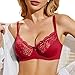 Générique Soutien-Gorge à Armatures en Dentelle pour Femmes Soutien-Gorge sans Doublure Soutien-Gorge de Tous Les Jours Bustier Gainant