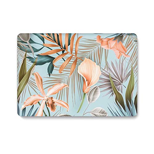 AQYLQ Funda Dura para MacBook Air 13 Pulgadas (A1369 / A1466), Ultra Delgado Carcasa Rígida Protector de Plástico Acabado Mate Cubierta, FL-8 Flor Beige