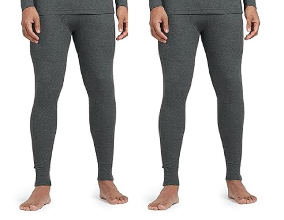 Thermal Set for Men| Winter Innerwear| Cotts Wool Inner Warmer for Men| Pajama Set| (Control Temperature up to 7 Degree Celsius) (7°C)-image-1