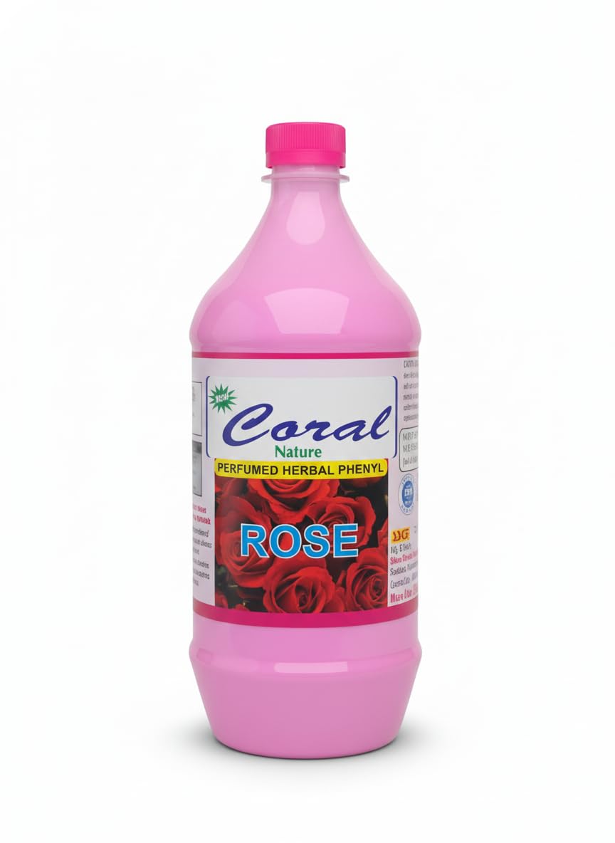 Perfumed Herbal Phenyl, Rose Fragrance, Pink, Floor Cleaner (1, 5-Liter)-picture-19