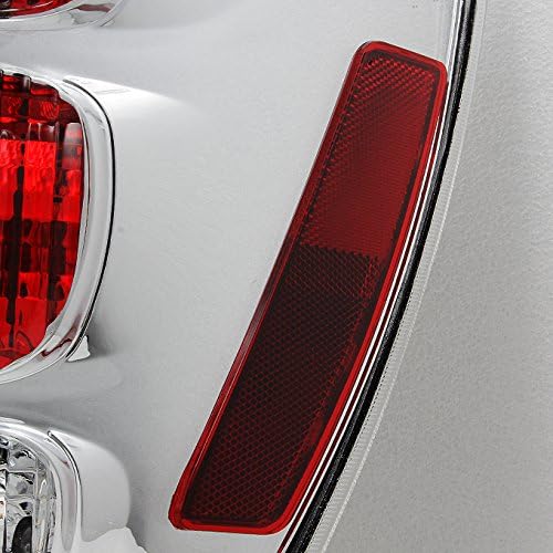 AKKON - For Chevy Equinox SUV Black Headlights + Tail Lights Driver Left & Passenger Right Replacement Pair