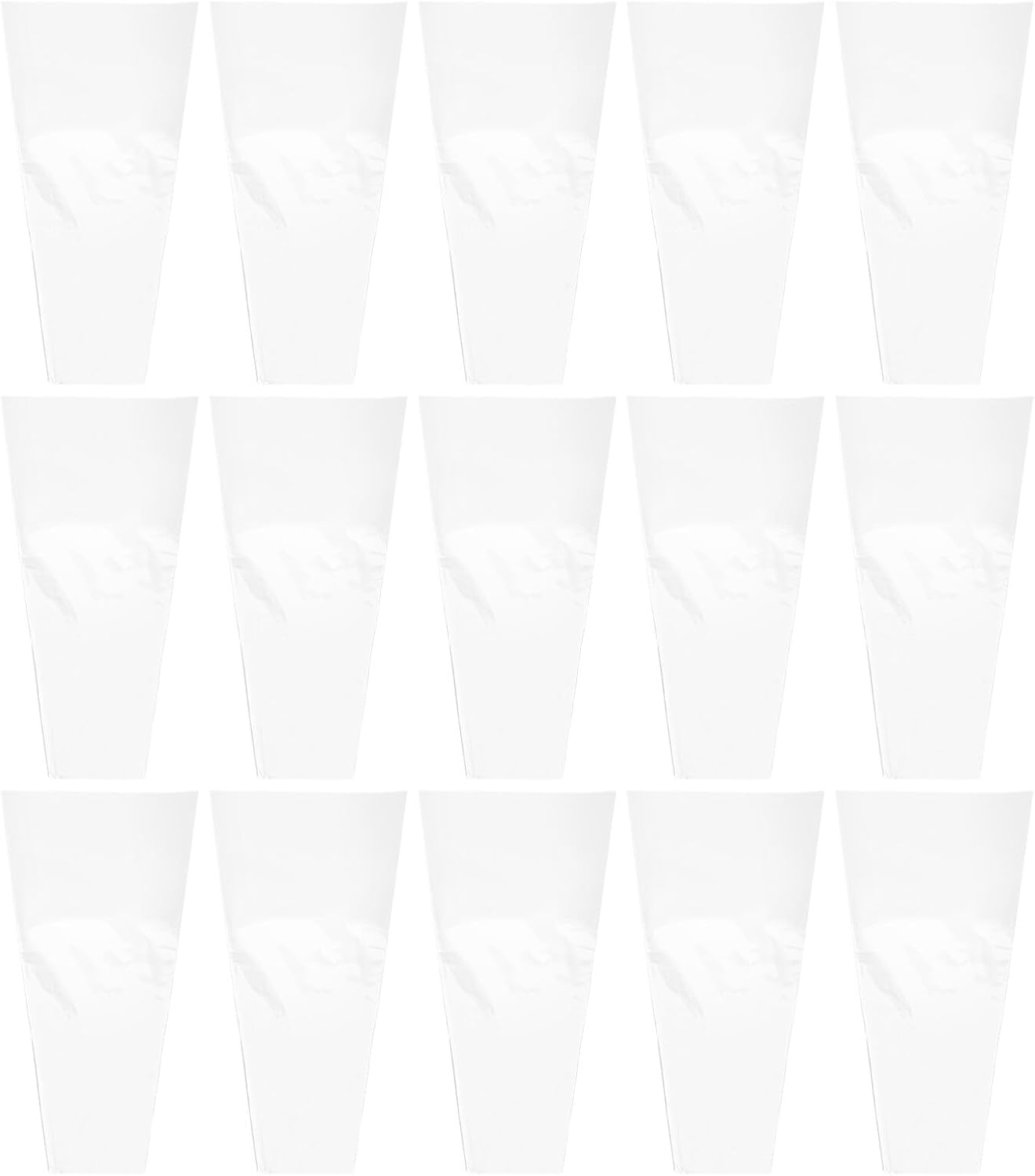Totority 50pcs High Clarity Flower Bouquet Wrapping Bags for Floral Arrangements, Cellophane Paper Packaging Sleeves for Wedding, Birthday, and Wrapping