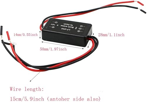 Miniatura 8 de NSKNAQI - Controlador estroboscópico de flash de 12 V 24 V, LED, módulo de control intermitente, relé de repuesto para automóvil y motocicleta
