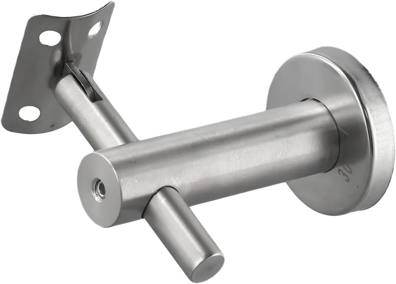 Solid Handrail Bracket/Stent/Support,Rotatable Curved Panels,Wall Support,Round Handrail,Stairs Accessories for Support(Type 1)