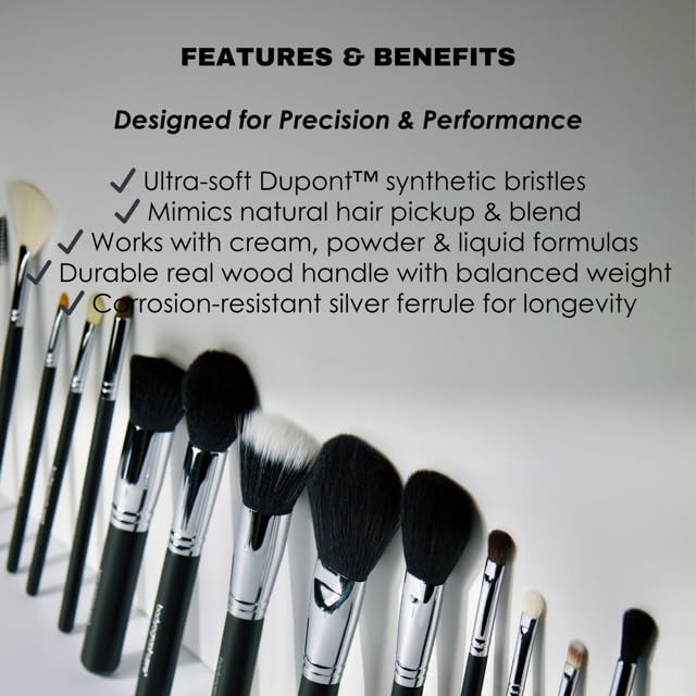 Bodyography Lip Brush | Precision Tool for Lipstick and Gloss Application | Ideal for Defining, Blending, and Filling | Travel-Friendly, Retractable, and Cruelty-Free Makeup Brush - Image 5