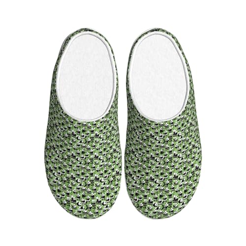 Pantoufles panda bambou imprimé pratiques lavables pour femmes hommes