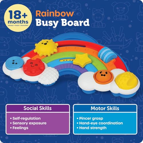 Image of Learning Resources Rainbow Busy Board