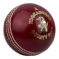Kookaburra County Club Cricketball, 156 ml, Rot
