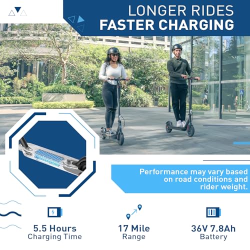 Image of S2 SE / KS4 Pro Electric Scooter, 19 MPH, 17-25 Miles Range, Foldable Commuter E-Scooter with 10 inch Tires, Cruise Mode & Dual Braking System