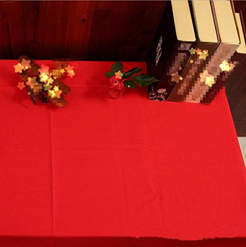 GFYWZ Red padded waterproof table cloth, 90 * 90