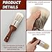 2Pcs Leather Brush - Cleaning & Salve Tool, Soft Bristles (No Scratch) for Furniture | Car Seats, Leather Jackets, Wood Sofa Care – Durable Wood Handle, Multi-Use Home/Auto