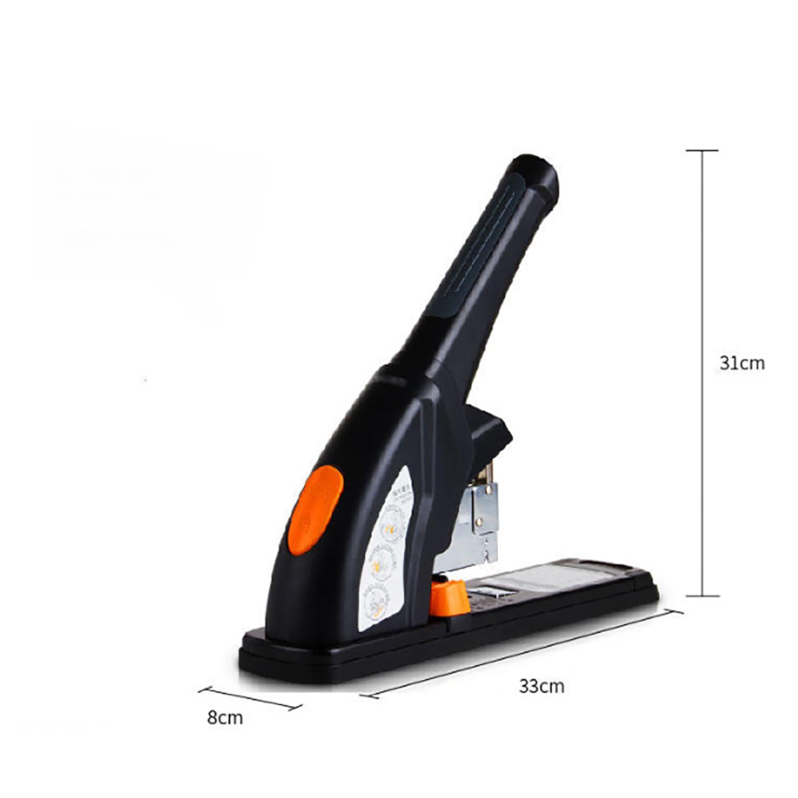 Cucitrice a Braccio Lungo per Impieghi Gravosi, Cucitrice Industriale Senza Sforzo, Cucitrice da Scrivania Portatile da Tavolo Cucitrice per Ufficio, Margini Regolabili da 50 mm/1,9",