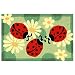 Jellybean Ladybugs Indoor Outdoor Accent Rug