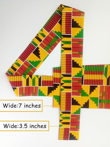 African Print Women's Belt African Print Sash for Women Ankara Wrap Belt Obi Belt Prom Decoration4