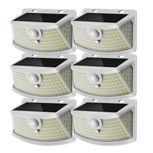 Aootek 6 Pack 120 LED Solar Outdoor Motion Sensor Lights - image 1