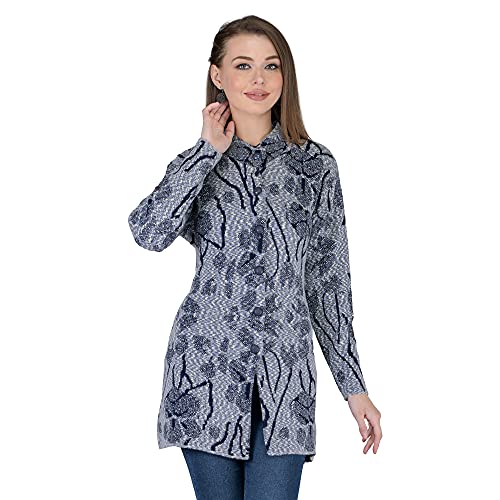 Image of LADY WILLINGTON Women's Wool Round Neck Cardigans