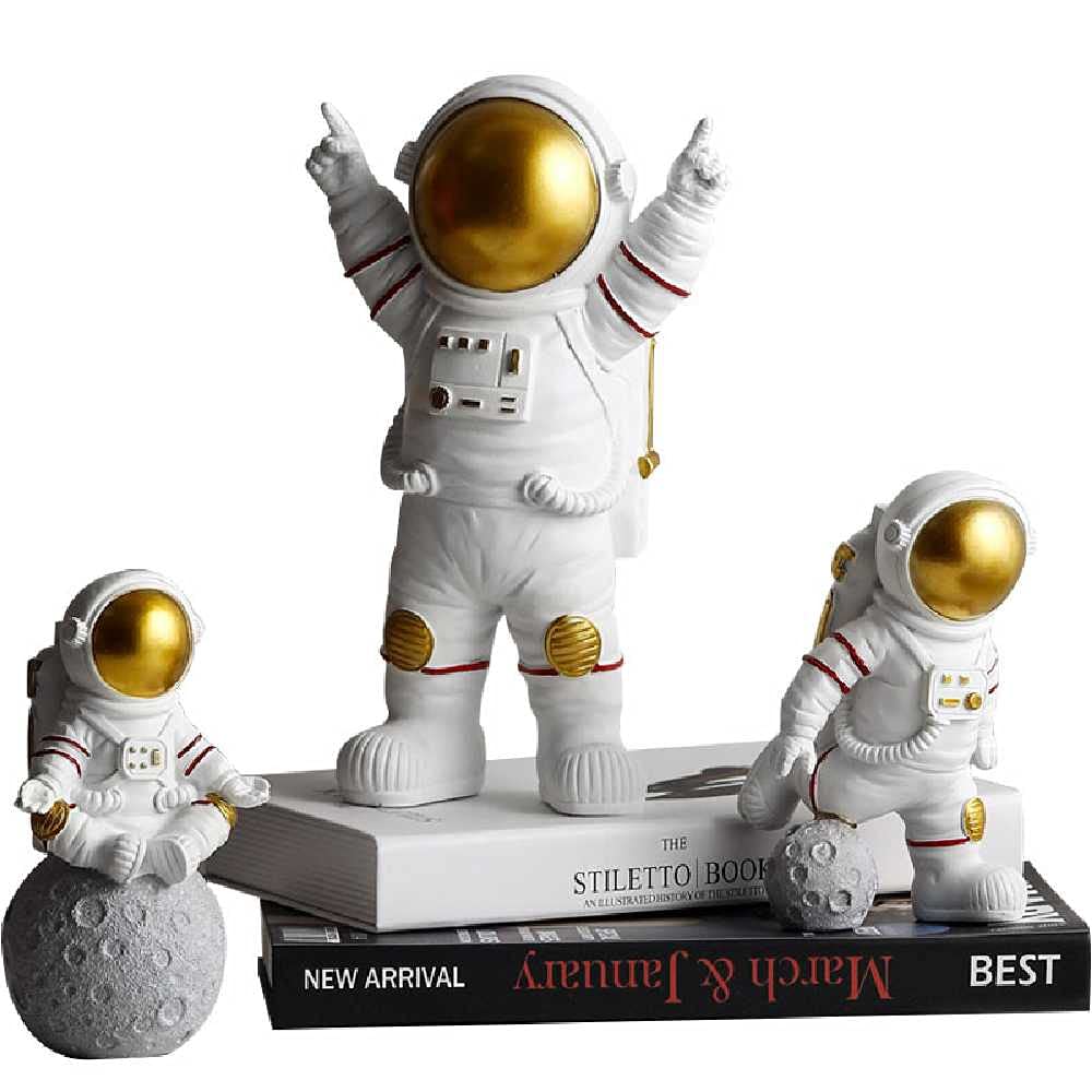 Home Bei Figurine Astronaut Statue Spaceman Décor