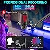 ZealSound USB Gaming Microphone Kit,Noise Cancellation Condenser Mic with Touch Mute,Gain,Monitoring,Boom Arm for Streaming,Podcast,Twitch,YouTube,Discord,iPhone,iPad,PC,Computer,PS4,PS5,Mac,GamerWave #5