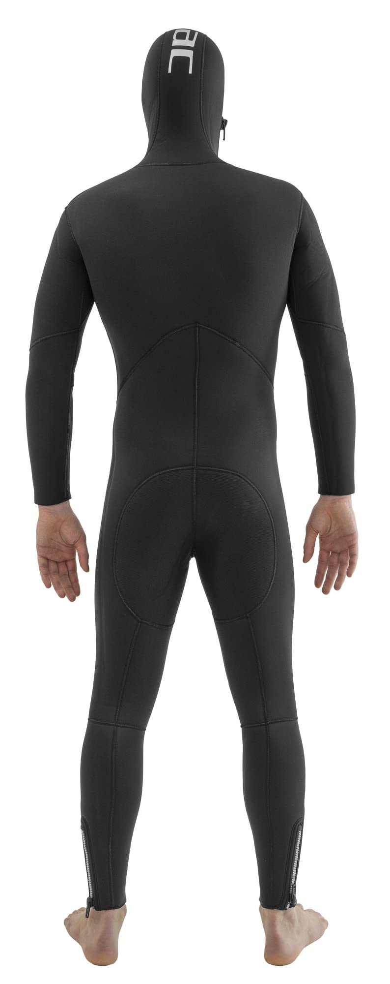 Seac Club Man, muta in neoprene da 5 mm con cappuccio integrato, protezioni in Powertex nelle spalle, ginocchiere e fondoschiena