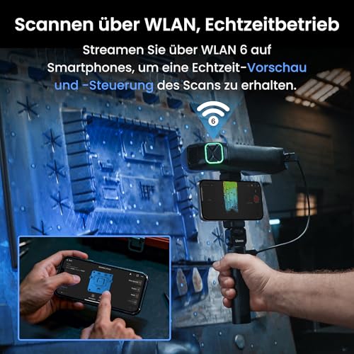 Revopoint MetroY Pro – Industrieller Blaulaser‑Scanner