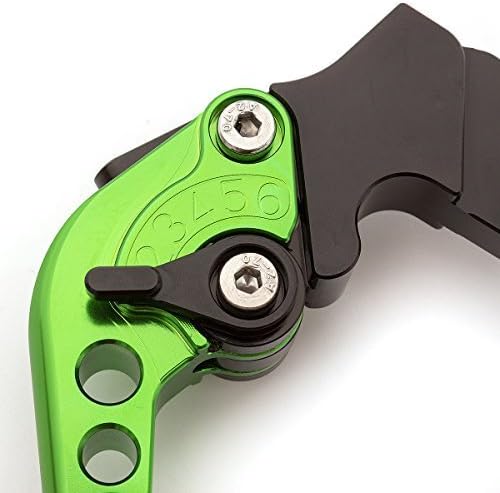 Miniatura 4 de FXCNC Palancas de freno y embrague ajustables cortas de aluminio CNC compatibles con NINJA 650RER-6F Z650 Z900 2017-2020, VERSYS 1000 2015-2020,