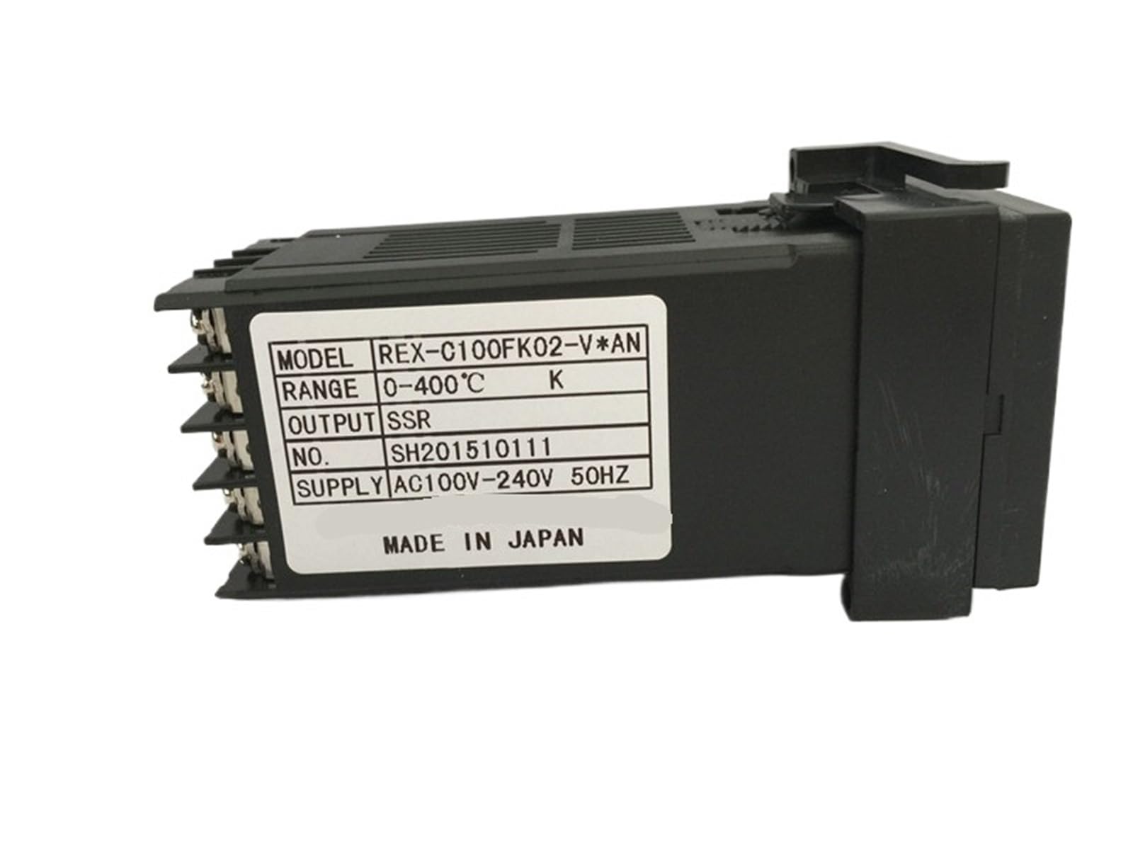 Contrôleur de température numérique PID REX-C100FK02-V avec thermocouple K