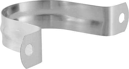 Miniatura 4 de HAKZEON 200 correas de tubo rígido M50 de 2 pulgadas, clips de tensión de soporte en U de acero inoxidable de dos agujeros, abrazaderas de correa de