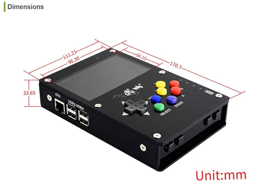 Raspberry Pi4 4gb 搭載ミニアーケードゲーム機 Amazon.com: GamePi43 Accessories Kit for Raspberry Pi 4B/3B