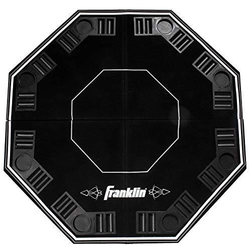 Franklin Sports 8 Player Folding Poker Table Top