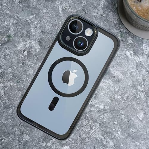 Image of AIBEX Polycarbonate Back Cover Compatible with Apple iPhone 14 Plus 6.7 inch Frosted Mag-Saf Series| Sleek, Translucent Matte | Anti-Slip, Drop and Camera Protection
