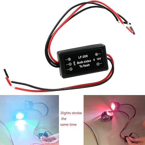 Miniatura 5 de NSKNAQI Flash Strobe Controller Módulo intermitente para barra de luz de trabajo LED (FL-200)