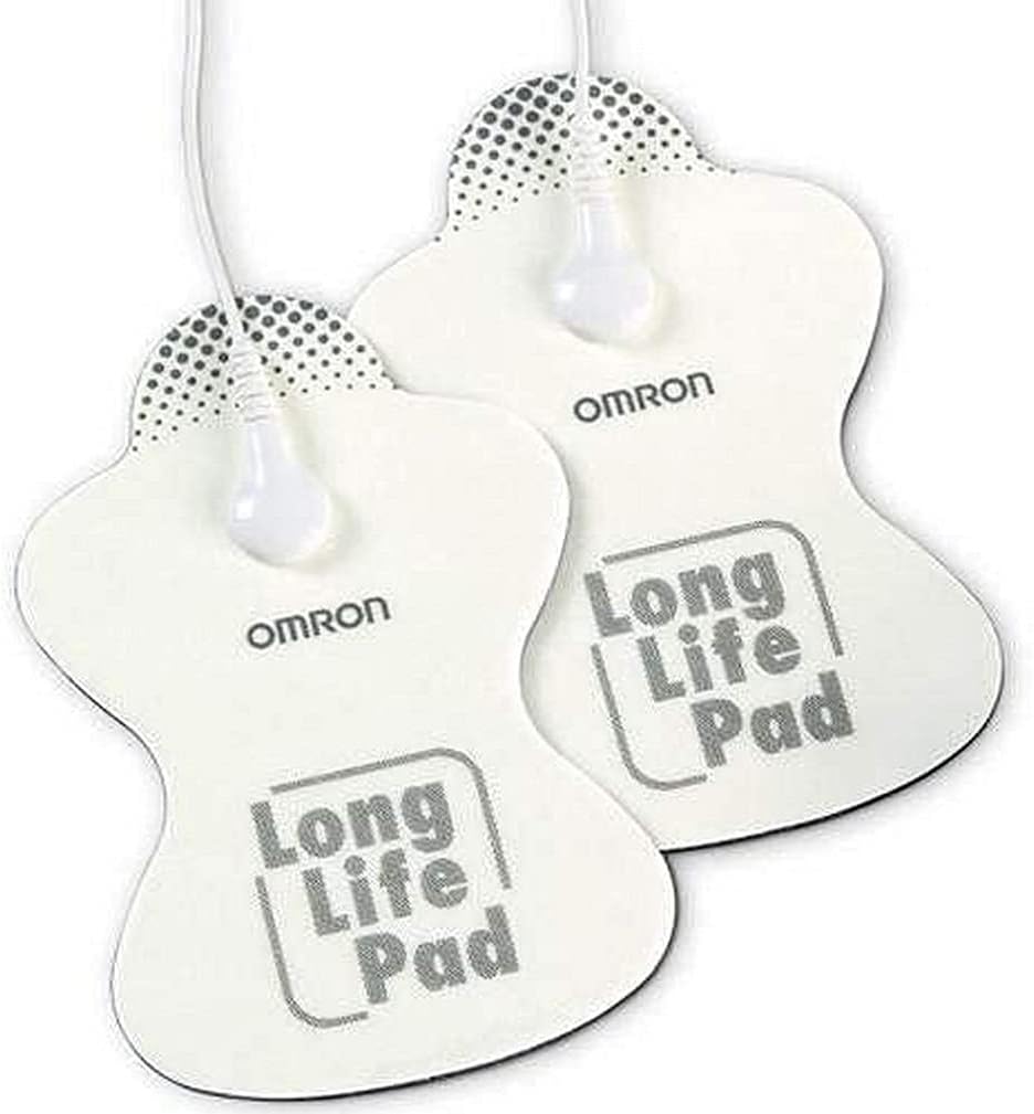 OMRON Replacement Long Life Pads HV-LLPAD-E for OMRON Tens Machines E3 Intense, PocketTens and E4