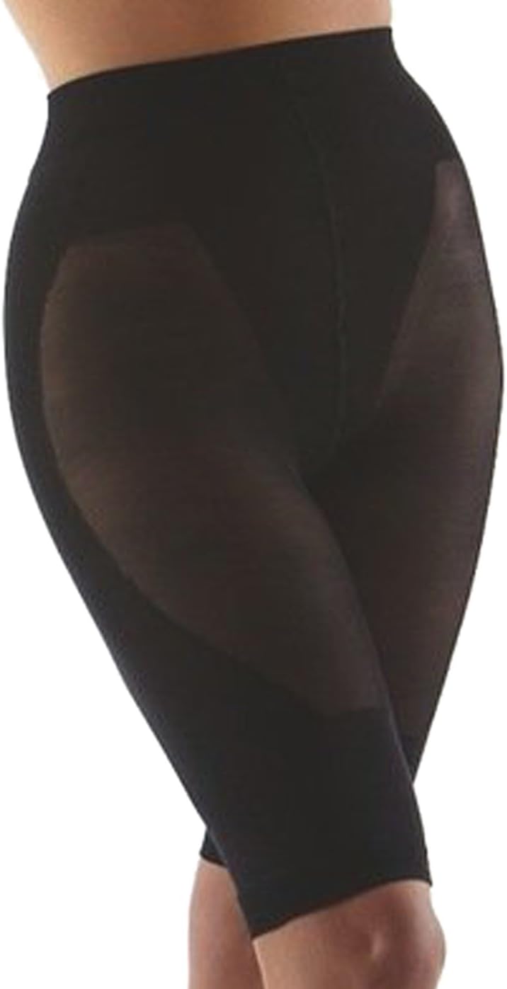 ShaToBu Women's Half Slips Shapewear (Waist to Knee Shaper) (Medium, Jet Black)