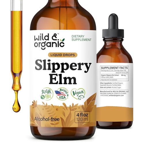 Wild & Organic Slippery Elm Liquid Drops