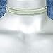 Twilight's Fancy Thin Regal Satiny Trim Choker Necklace (Gray, Small)