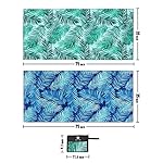 2 Pack Microfiber Beach Towel, Oversized Pool Towel 75”x 35”, Sand-Free Quick Drying Camping Super Absorbent Bath Blanket, Soft Breathable and Lightweight - Image 2