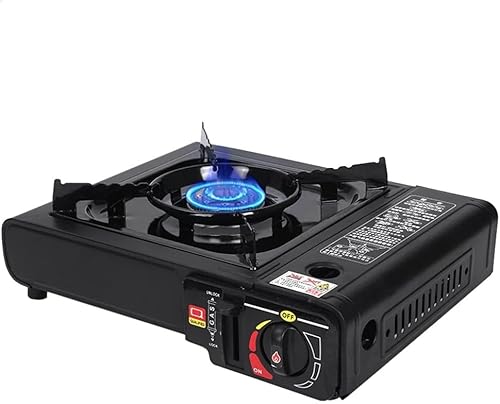 Miniatura 6 de ME-2900 Estufa de campamento de combustible dual Estufa portátil de propanobutano con estuche de transporte  Estufa resistente al viento de 10,000