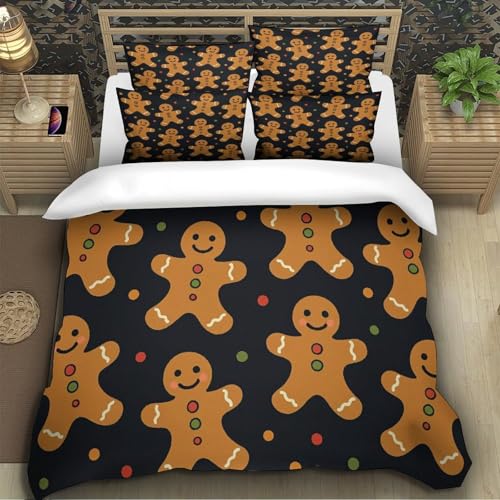 Housse de couette microfibre hypoallergique ultra douce 3D - 5